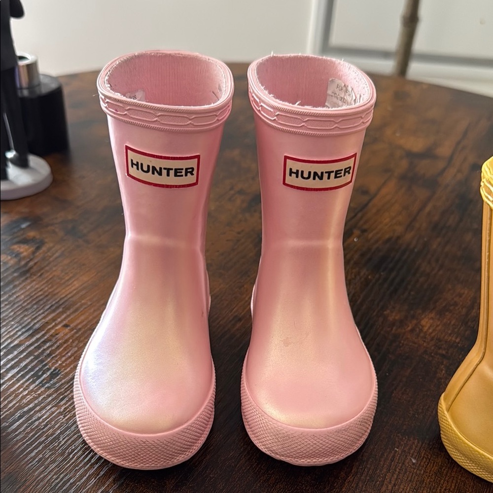Hunter Pink Rain Boots